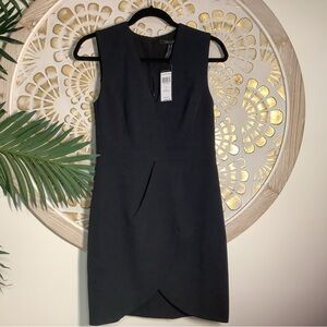 BCBGMaxAzria Black Sleeveless Mini Dress